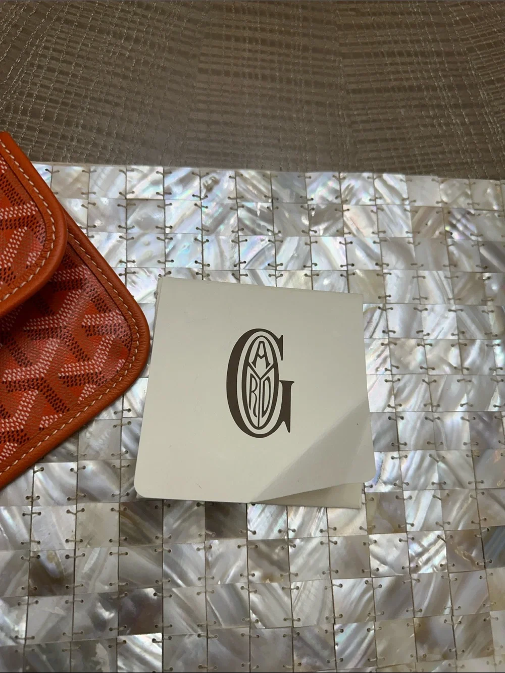 Goyard Coral Chevron Saint Louis Tote (PM)